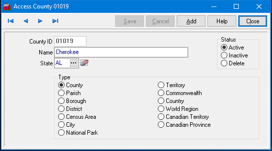 Access Counties