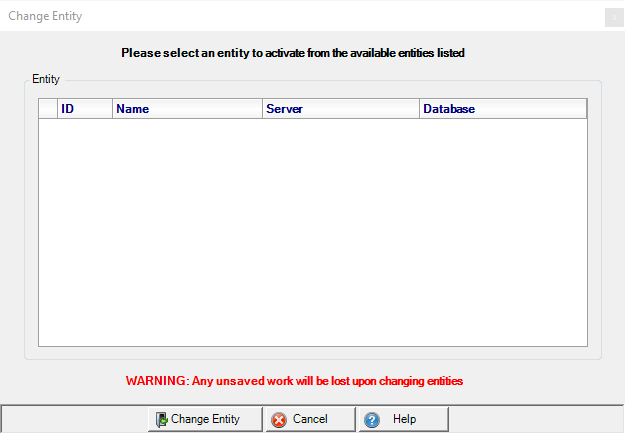 Change Entity