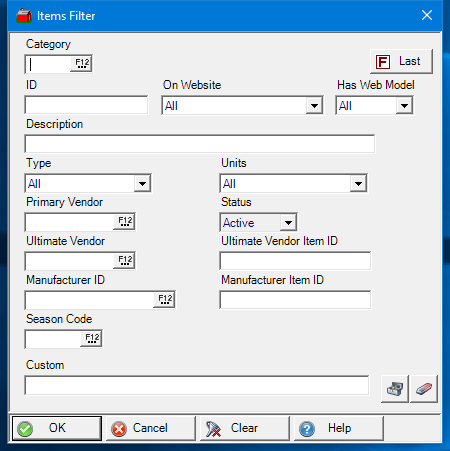 Item Filter